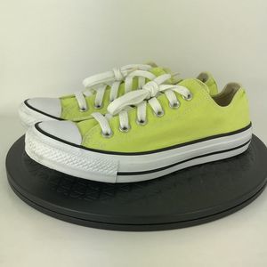 Converse Chuck Taylor All Star Low Yellow Athletic Shoes 142379F Women's Size 7